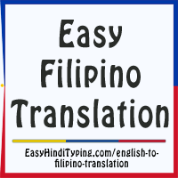 Filipino Translation 